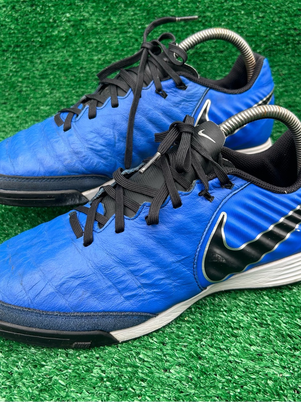Nike Lunar Legend 7 Pro IC Indoor Football Shoes Cleats AH7246-400 Mens Size 8